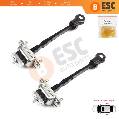 2 Pieces Rear Door Hinge Stop Check Strap Limiter 42467901 for Vauxhall Opel Mokka A J13 Buick Encore MK1 2013-2020