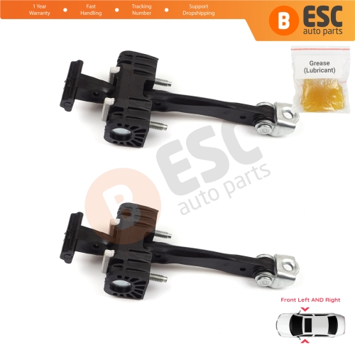 2 Pieces Front Door Hinge Stop Check Strap Limiter for Chevrolet Vauxhall Opel Zafira B Family 2005-2014 13227947