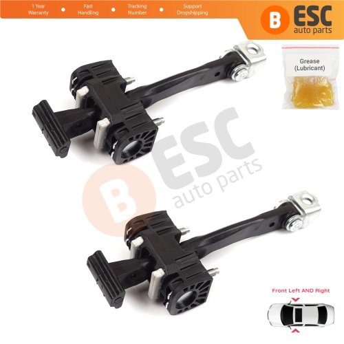 2 Pieces Front Door Hinge Stop Check Strap Limiter for Chevrolet Vauxhall Opel Zafira B Family 2005-2014 13227947