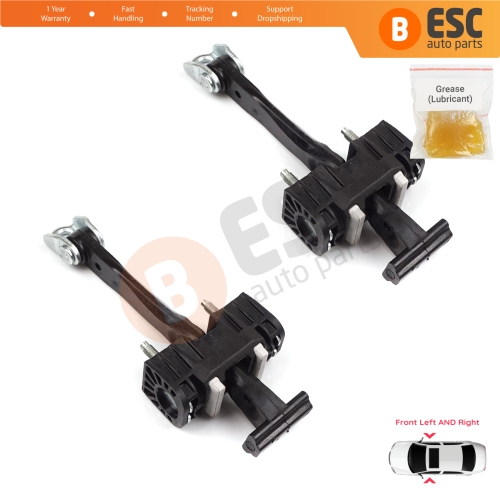 2 Pieces Front Door Hinge Stop Check Strap Limiter for Chevrolet Vauxhall Opel Zafira B Family 2005-2014 13227947