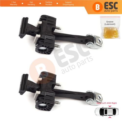 2 Pieces Rear Door Hinge Stop Check Strap Limiter for Chevrolet Vauxhall Opel Zafira B 2005-2014 13214193