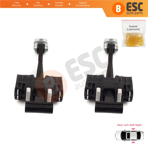 2 Pieces Rear Door Hinge Stop Check Strap Limiter for Chevrolet Vauxhall Opel Zafira B 2005-2014 13214193