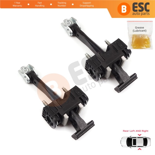 2 Pieces Rear Door Hinge Stop Check Strap Limiter for Chevrolet Vauxhall Opel Zafira B 2005-2014 13214193