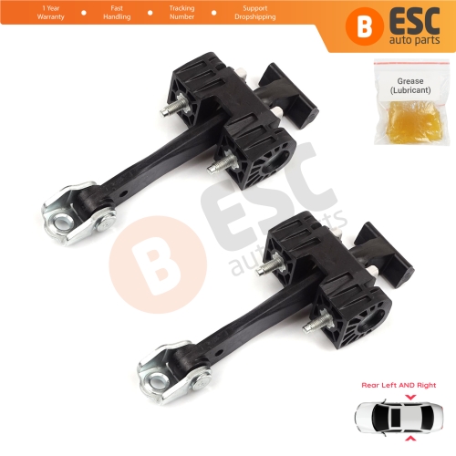2 Pieces Rear Door Hinge Stop Check Strap Limiter for Chevrolet Vauxhall Opel Zafira B 2005-2014 13214193