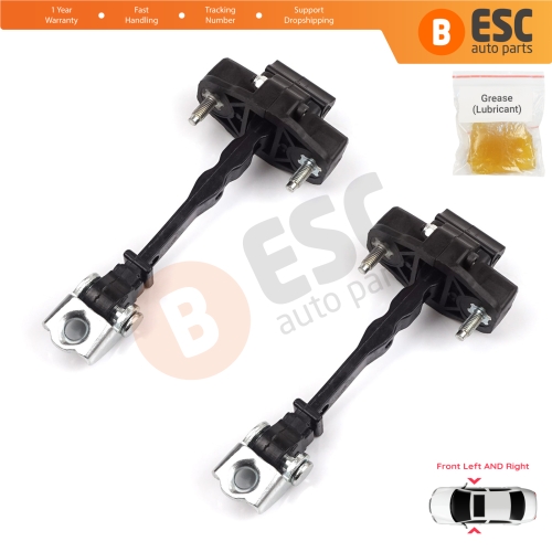 2 Pieces Front Door Hinge Stop Check Strap Limiter for Vauxhall Opel Grandland X	A18 P1UO 2017-On 3551468