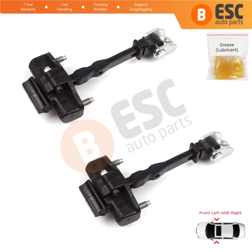 2 Pieces Front Door Hinge Stop Check Strap Limiter for Vauxhall Opel Grandland X	A18 P1UO 2017-On 3551468