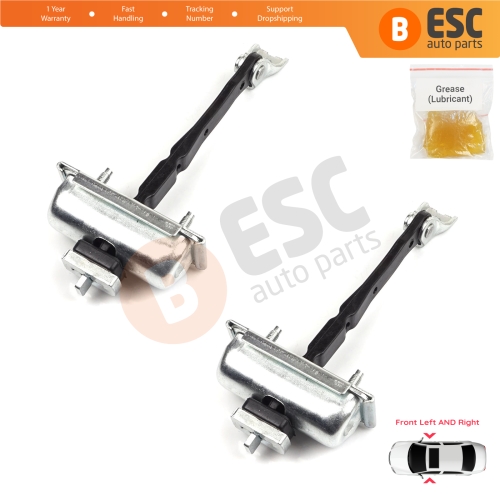 2 Pieces Front Door Hinge Stop Check Strap Limiter for Opel Zafira Tourer C P12 2011-2019 39045010