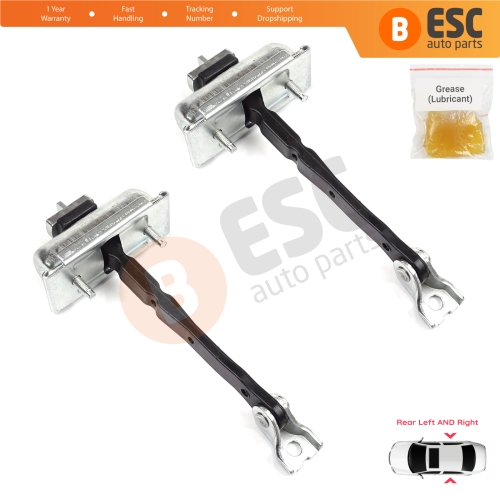 2 Pieces Rear Door Hinge Stop Check Strap Limiter for Opel Zafira Tourer C P12 2011-2019 39045011