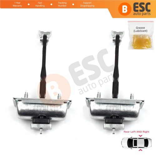2 Pieces Rear Door Hinge Stop Check Strap Limiter for Opel Zafira Tourer C P12 2011-2019 39045011