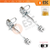 2 Pieces Front Door Hinge Stop Check Strap Limiter for Chevrolet Vauxhall Opel Meriva A X03 2003-2010 13147255