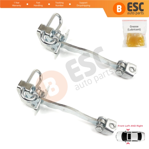 2 Pieces Front Door Hinge Stop Check Strap Limiter for Chevrolet Vauxhall Opel Meriva A X03 2003-2010 13147255