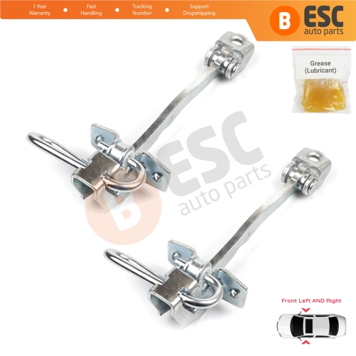 2 Pieces Front Door Hinge Stop Check Strap Limiter for Chevrolet Vauxhall Opel Meriva A X03 2003-2010 13147255