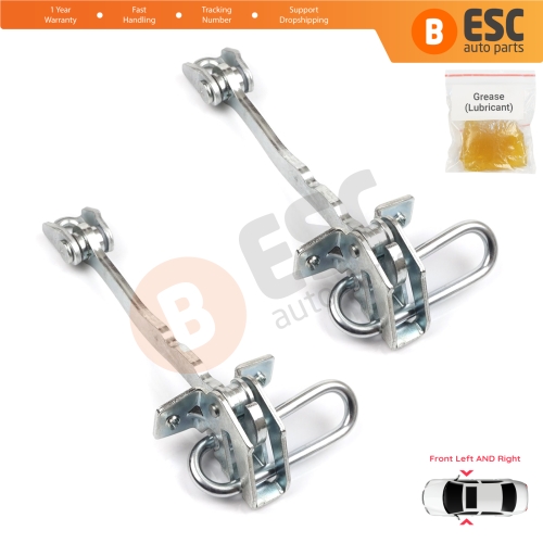 2 Pieces Front Door Hinge Stop Check Strap Limiter for Chevrolet Vauxhall Opel Meriva A X03 2003-2010 13147255