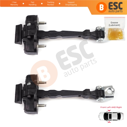 2 Pieces Front Door Hinge Stop Check Strap Limiter 804308807R for Renault Captur MK1 J87 H5 J5 2013-2019