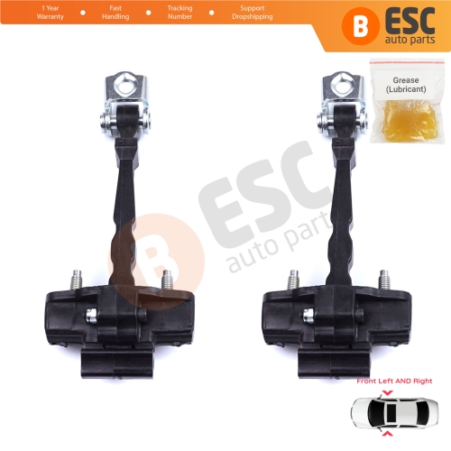 2 Pieces Front Door Hinge Stop Check Strap Limiter 804308807R for Renault Captur MK1 J87 H5 J5 2013-2019
