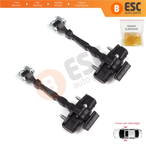 2 Pieces Front Door Hinge Stop Check Strap Limiter 804308807R for Renault Captur MK1 J87 H5 J5 2013-2019