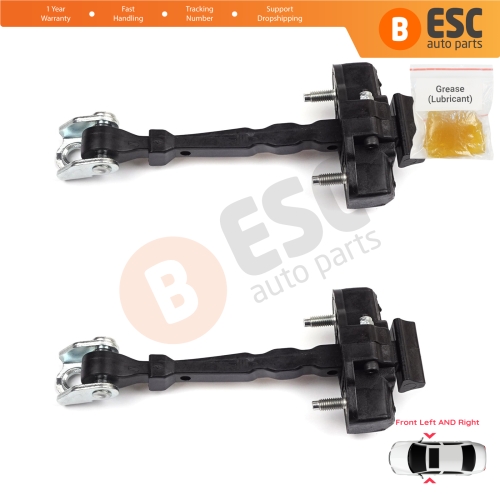 2 Pieces Front Door Hinge Stop Check Strap Limiter 804308807R for Renault Captur MK1 J87 H5 J5 2013-2019