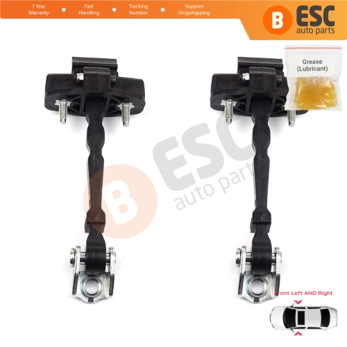 2 Pieces Front Door Hinge Stop Check Strap Limiter 804308807R for Renault Captur MK1 J87 H5 J5 2013-2019
