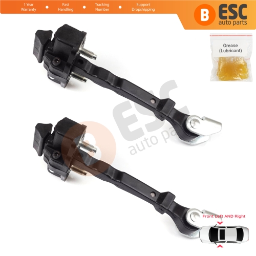 2 Pieces Front Door Hinge Stop Check Strap Limiter 804308807R for Renault Captur MK1 J87 H5 J5 2013-2019