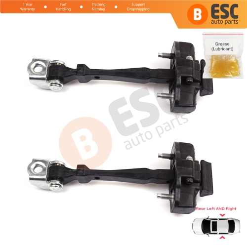 2 Pieces Rear Door Hinge Stop Check Strap Limiter for Renault Captur MK1 J87 H5 J5 2013-2019 824305607R