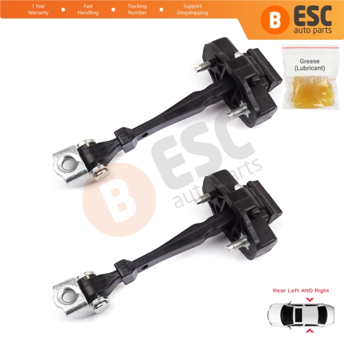 2 Pieces Rear Door Hinge Stop Check Strap Limiter for Renault Captur MK1 J87 H5 J5 2013-2019 824305607R