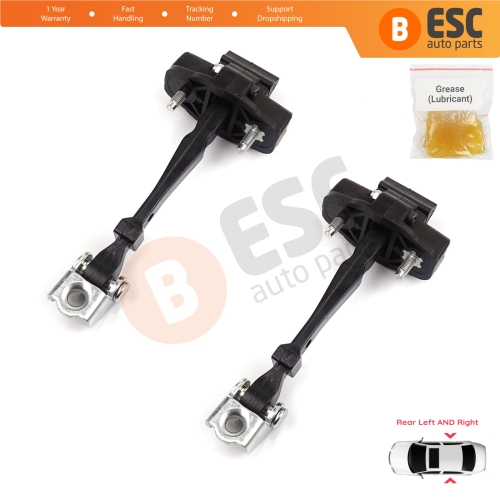 2 Pieces Rear Door Hinge Stop Check Strap Limiter for Renault Captur MK1 J87 H5 J5 2013-2019 824305607R