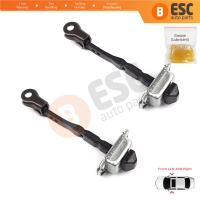 2 Pieces Front Door Hinge Stop Check Strap Limiter for Renault Megane MK4 2015-On 4/5 Door 804301666R 