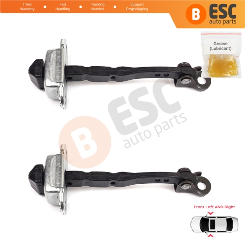 2 Pieces Front Door Hinge Stop Check Strap Limiter for Renault Megane MK4 2015-On 4/5 Door 804301666R 