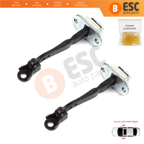 2 Pieces Front Door Hinge Stop Check Strap Limiter for Renault Kadjar Nissan Qashqai MK2 J11 804304EA0A