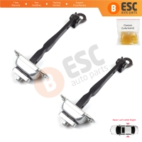 2 Pieces Rear Door Hinge Stop Check Strap Limiter for Renault Kadjar Nissan Qashqai MK2 J11 824304EA0A