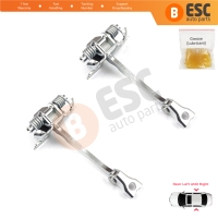 2 Pieces Rear Door Hinge Stop Check Strap Limiter for Renault Scenic Grand Scenic MK3 JZ0/1 2009-2016 824310005R