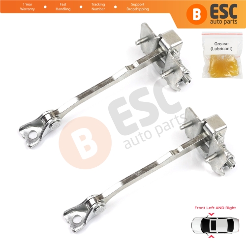 2 Pieces Front Door Hinge Stop Check Strap Limiter for Renault Trafic MK3 Fiat Talento Opel Vivaro B Nissan NV300 Primastar 804300242R 