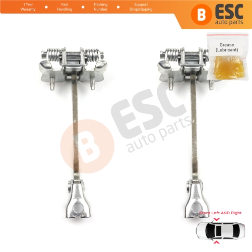 2 Pieces Front Door Hinge Stop Check Strap Limiter for Renault Trafic MK3 Fiat Talento Opel Vivaro B Nissan NV300 Primastar 804300242R 