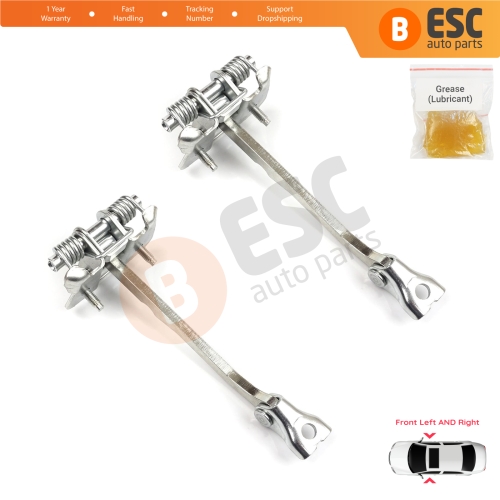 2 Pieces Front Door Hinge Stop Check Strap Limiter for Renault Trafic MK3 Fiat Talento Opel Vivaro B Nissan NV300 Primastar 804300242R 