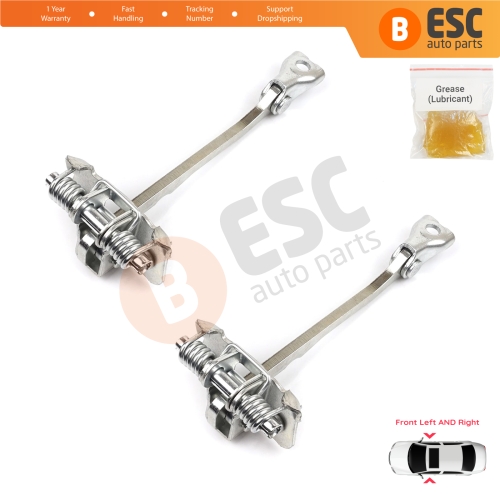 2 Pieces Front Door Hinge Stop Check Strap Limiter for Renault Trafic MK3 Fiat Talento Opel Vivaro B Nissan NV300 Primastar 804300242R 