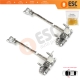 2 Pieces Front Door Hinge Stop Check Strap Limiter for Renault Trafic MK3 Fiat Talento Opel Vivaro B Nissan NV300 Primastar 804300242R 
