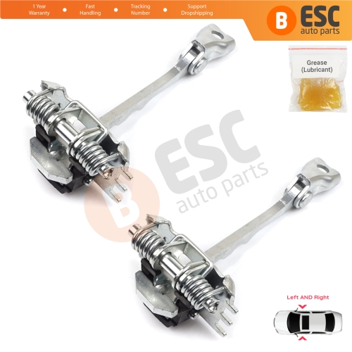 2 Pieces Front Door Hinge Stop Check Strap Limiter for Renault Megane MK3 DZ0/1 Coupe 2008-2016 804309044R 
