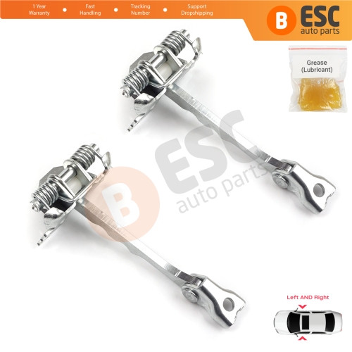 2 Pieces Front Door Hinge Stop Check Strap Limiter for Renault Megane MK3 DZ0/1 Coupe 2008-2016 804309044R 