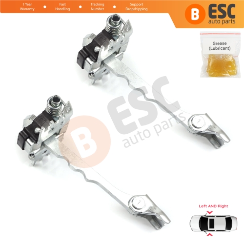 2 Pieces Front Door Hinge Stop Check Strap Limiter for Renault Megane MK3 DZ0/1 Coupe 2008-2016 804309044R 