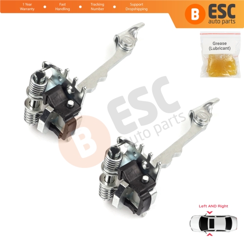 2 Pieces Front Door Hinge Stop Check Strap Limiter for Renault Megane MK3 DZ0/1 Coupe 2008-2016 804309044R 