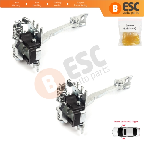 2 Pieces Front Door Hinge Stop Check Strap Limiter for Renault Espace MK4 J81 JK0/1 2002-2015 804305378R 