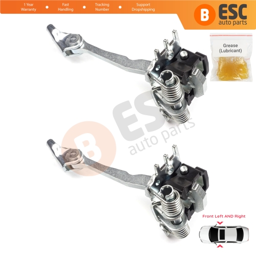 2 Pieces Front Door Hinge Stop Check Strap Limiter for Renault Espace MK4 J81 JK0/1 2002-2015 804305378R 