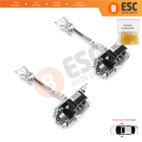 2 Pieces Front Door Hinge Stop Check Strap Limiter for Renault Espace MK4 J81 JK0/1 2002-2015 804305378R 