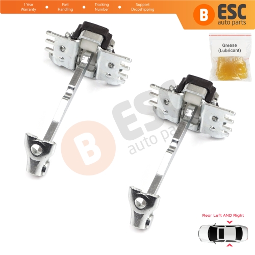2 Pieces Rear Door Hinge Stop Check Strap Limiter for Renault Espace MK4 J81 JK0/1 2002-2015 8200070661