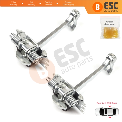 2 Pieces Rear Door Hinge Stop Check Strap Limiter for Renault Espace MK4 J81 JK0/1 2002-2015 8200070661
