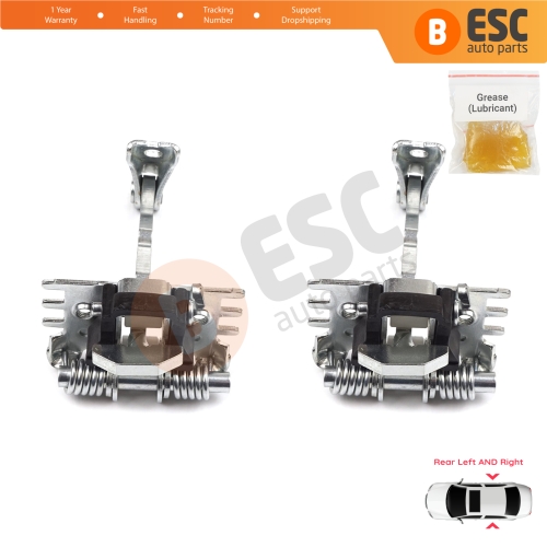 2 Pieces Rear Door Hinge Stop Check Strap Limiter for Renault Espace MK4 J81 JK0/1 2002-2015 8200070661