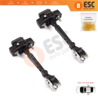 2 Pieces Rear Door Hinge Stop Check Strap Limiter for Renault Clio MK4 BH/KH 2012-2021 824307049R 