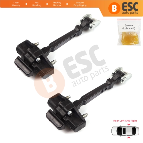 2 Pieces Rear Door Hinge Stop Check Strap Limiter for Renault Clio MK4 BH/KH 2012-2021 824307049R 