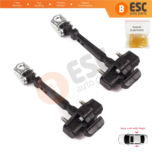 2 Pieces Rear Door Hinge Stop Check Strap Limiter for Renault Clio MK4 BH/KH 2012-2021 824307049R 