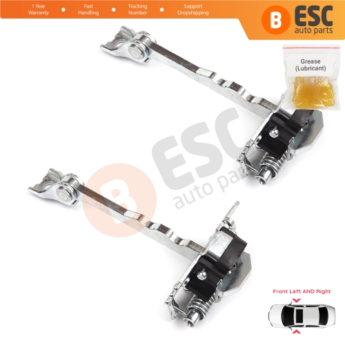 2 Pieces Front Door Hinge Stop Check Strap Limiter for Renault Scenic Grand Scenic MK3 JZ0/1 2009-2016 804310008R